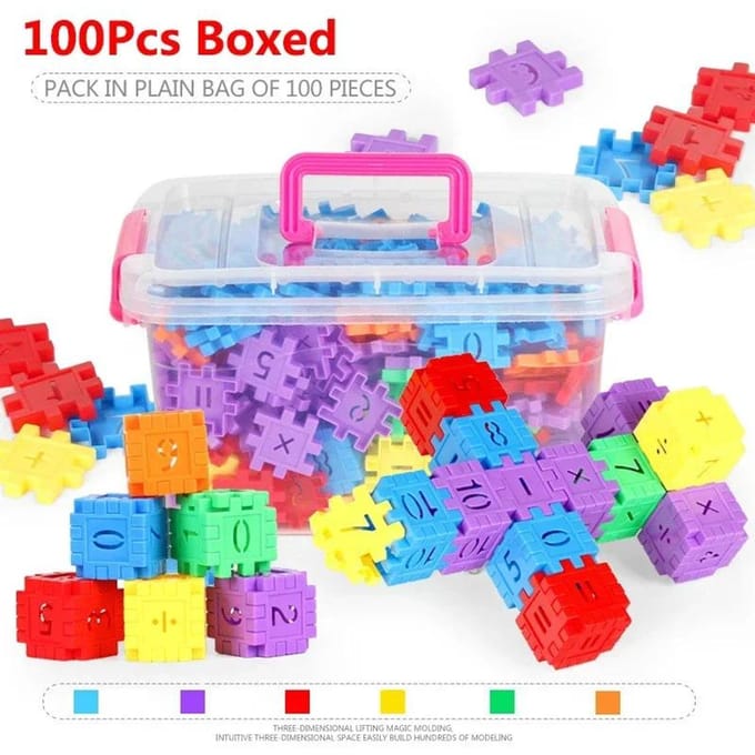 Kinderen Getal Constructieblokken DIY Speelgoed Grote Deeltjes Levendig Creatief Assembleren Stenen Wiskunde Kinderen Vroege Educatie Speelgoed