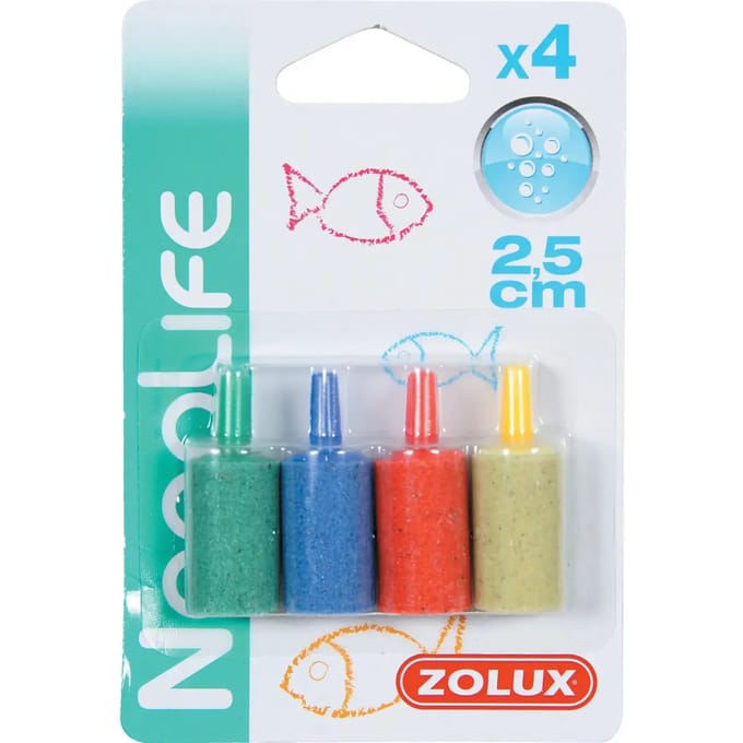 Set van 4 lucht diffusers cilinder voor aquarium