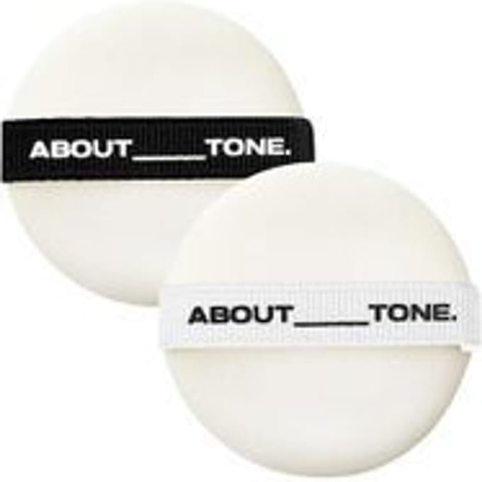 ABOUT_TONE - Powder Pact Puff - 2 Colors Black