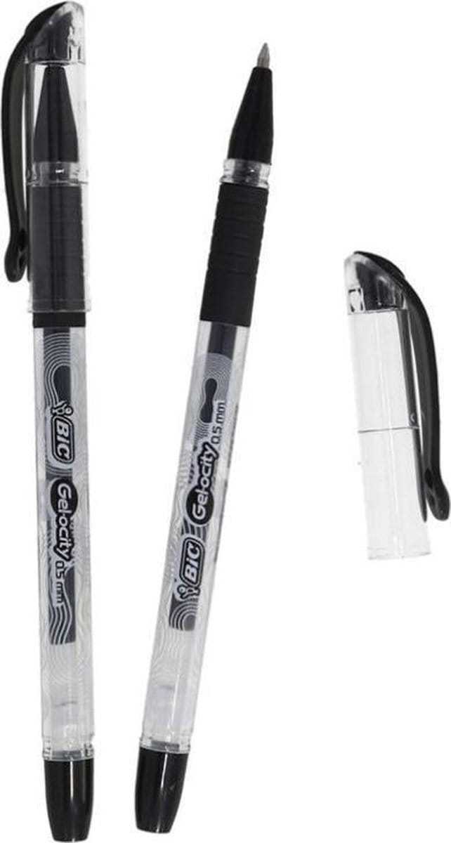 Bic Gelpennen Gel-ocity 0,5 Mm Zwart 2 Stuks