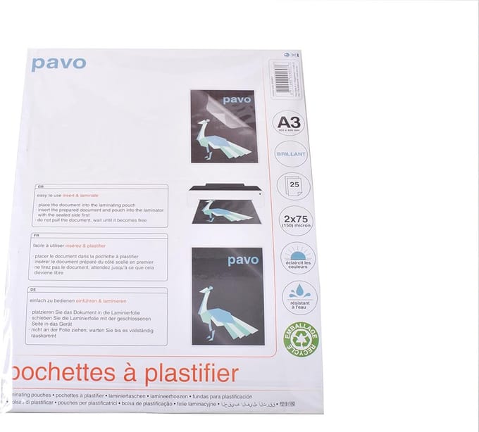 Lamineerfolie A5 75 mic - 100 stuks, Glanzend - Perfect voor Documenten