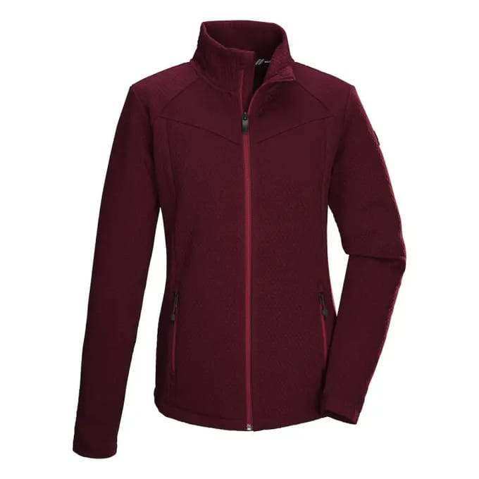 Killtec KOW 2 fleece vest dames rood - maat XL