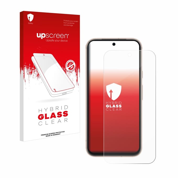 upscreen - Screenprotector voor Google Pixel 8a - Folie Beschermfolie Beschermglas transparant