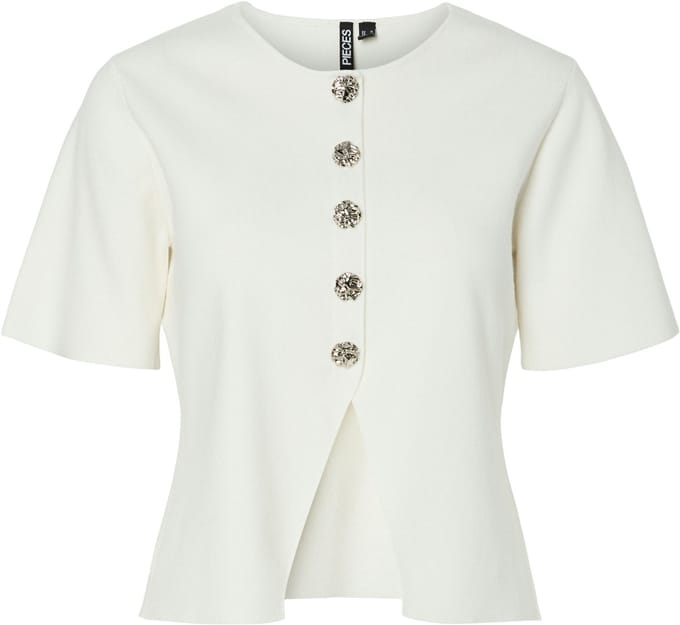 Pieces gebreid vest PCMARIE SPLIT