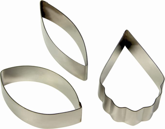 PME Cattleya Orchid flower/Petal cutter set/3