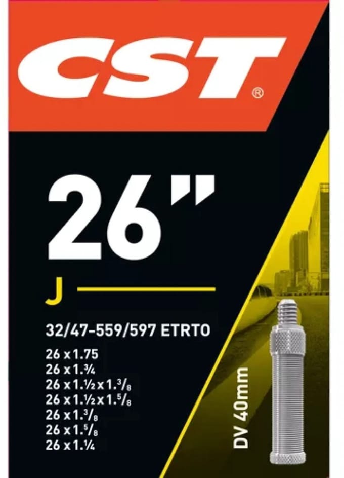 Binnenband CST DV40 26 x 1.25-1.90 / 32/47-559/597