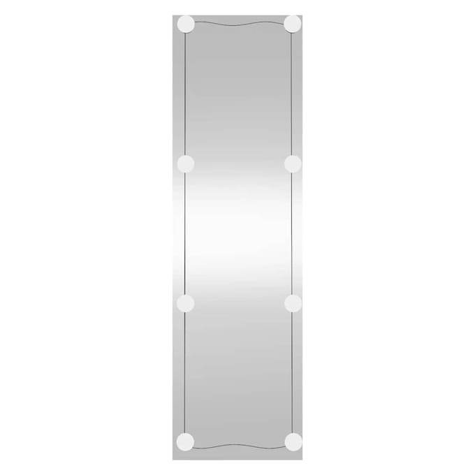 vidaXL - Wandspiegel - met - LED's - rechthoekig - 30x100 - cm - glas