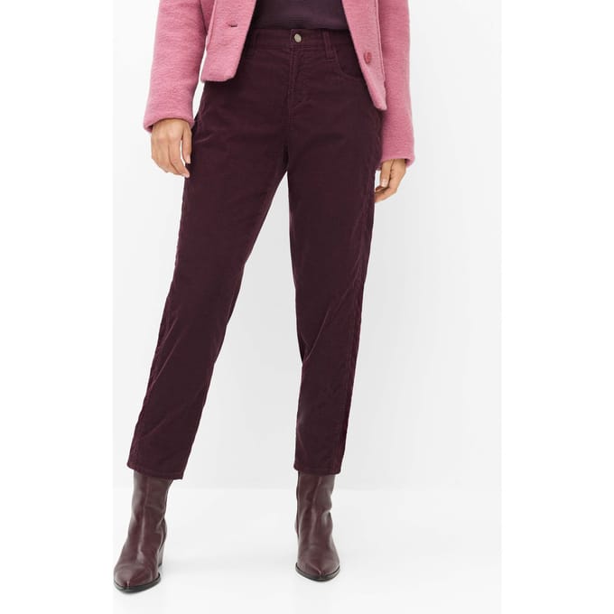Brax Dames Jeans  Style MILEY S BLACKBERRY VIOLET, donkerpaars, maat 40