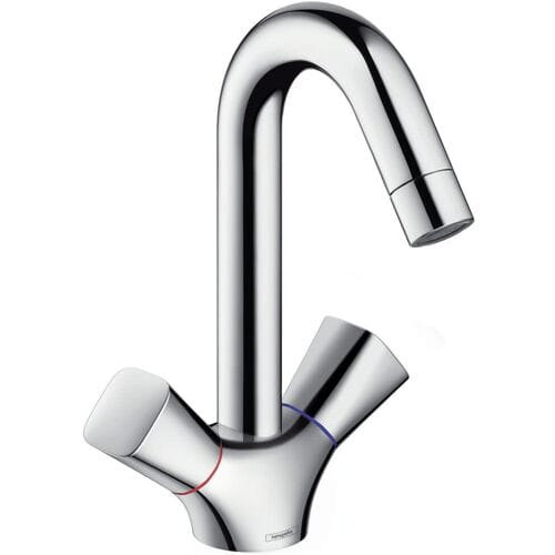 hansgrohe Logis E wastafelmengkraan 150 - draaibare uitloop - chroom