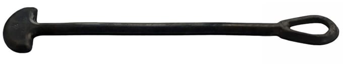 Fjong spanrubber zwart 280mm - EPDM - 1 Lus