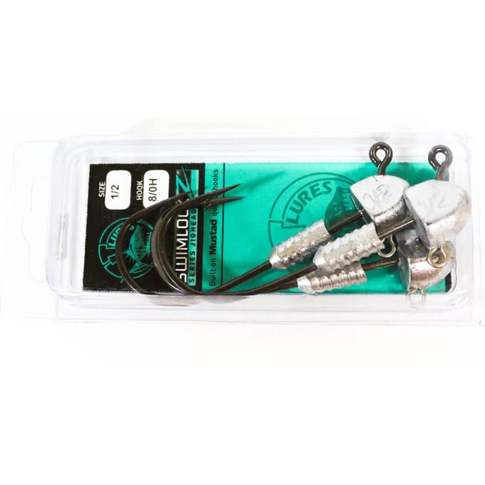 Tackle Tactics TT Swimlockz HD jigkop 1/2 oz 8/0 3/verpakking (4006)