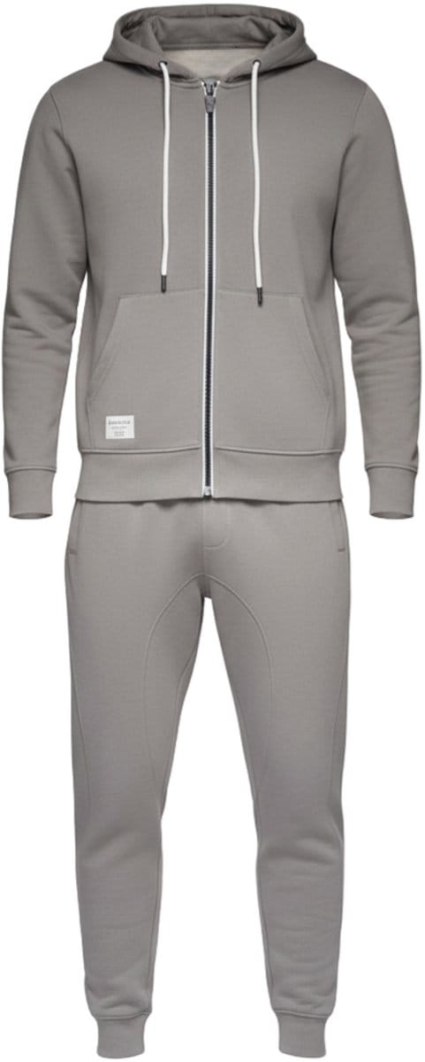 OMBRE Set - Katoen - Lange Mouw - Effen Grijs S