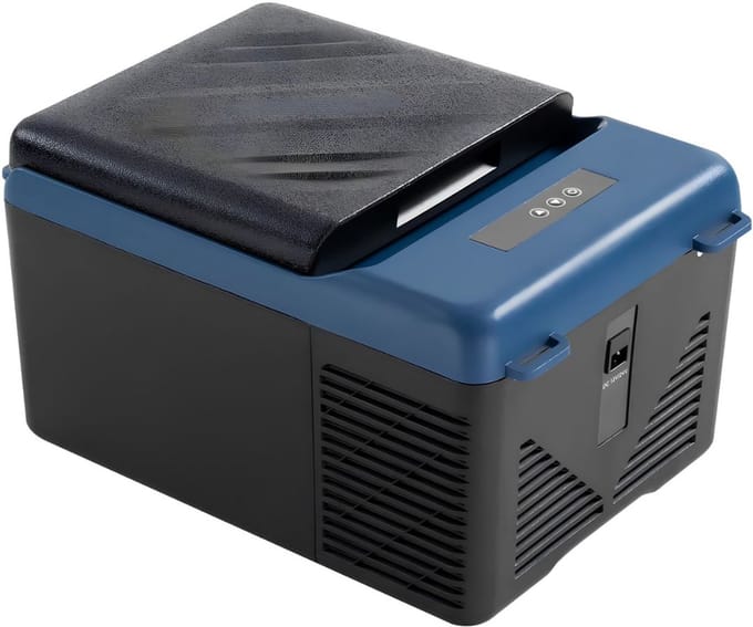 SP® Koelbox - 9L Capaciteit - Elektrische Koelbox - Elektrische Koelbox Compressor - Zwart - 50cm x 38cm x 31cm