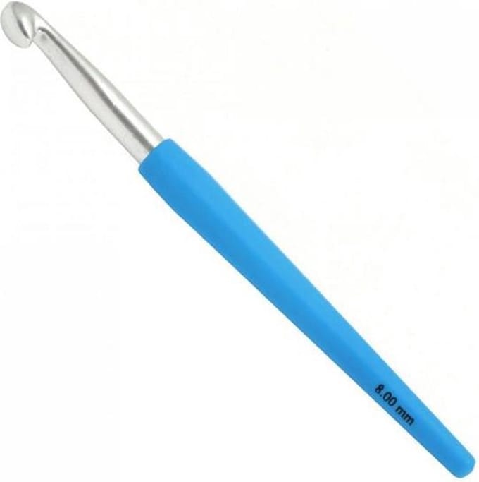 Lana Grossa haaknaald design color soft grip 15 cm 8,0 mm