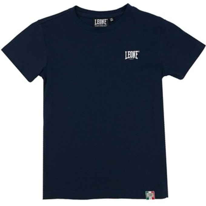 T-shirt Korte Mouw Leone 1947 Boy Short Sleeves Small Logo