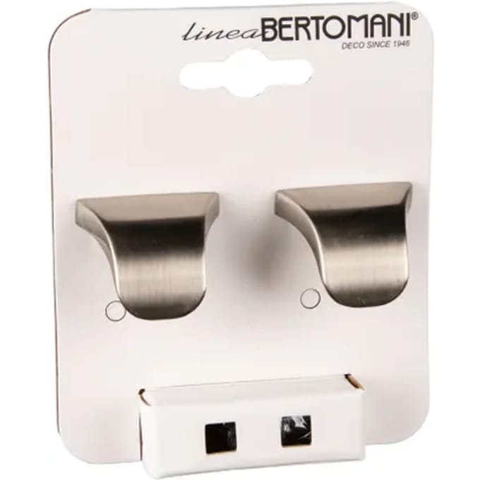 Bertomani Meubelknop - Zamak - Vernikkeld - 16mm - Set Van 2