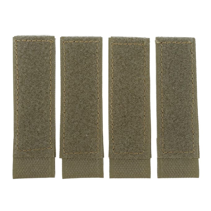 4 stuks klittenband patch nylon klittenband Molle bevestigingspad voor trainingsvest jacht groen