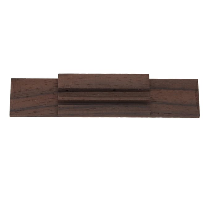 4-snarige Ukulele Brug Nauwkeurig Gevormd Hard Rozenhout Retro Gitaarbrug met Koeienbot Zadel black