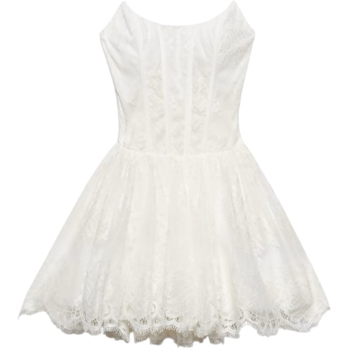 Bustier jurk Tamara vrouw Aniye By in kant
