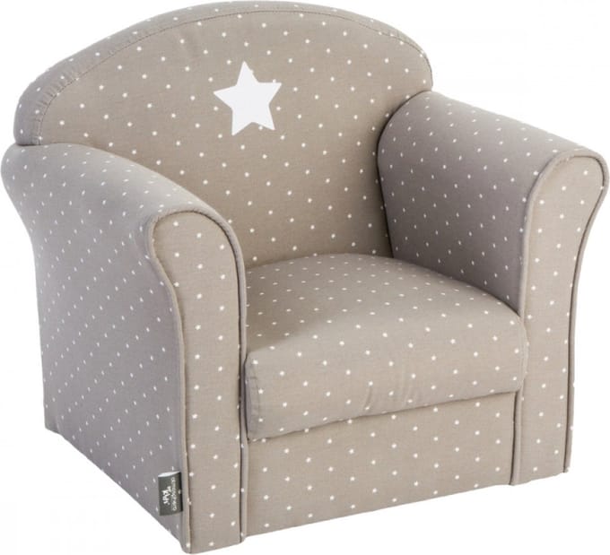 Klassieke Kinder Fauteuil Taupe