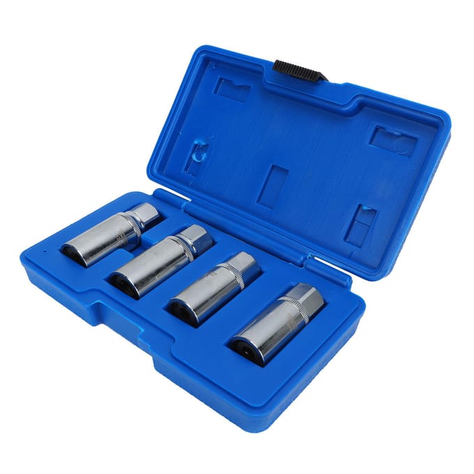 12in Aandrijf Dop Bout Schroef Verwijderaar Gereedschap 6 8 10 12mm Huls Verwijderaar Montage Kit blue