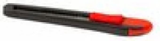 Afbreekmes klein 9 mm zwart rood