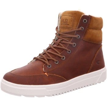 Hoge Sneakers Hub Footwear Dublin 2.0 Veterschoenen Hoog - cognac - Maat