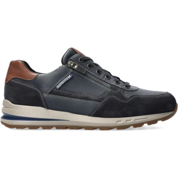Mephisto Bradley - heren sneaker - blauw - maat 40 (EU) 6.5 (UK)