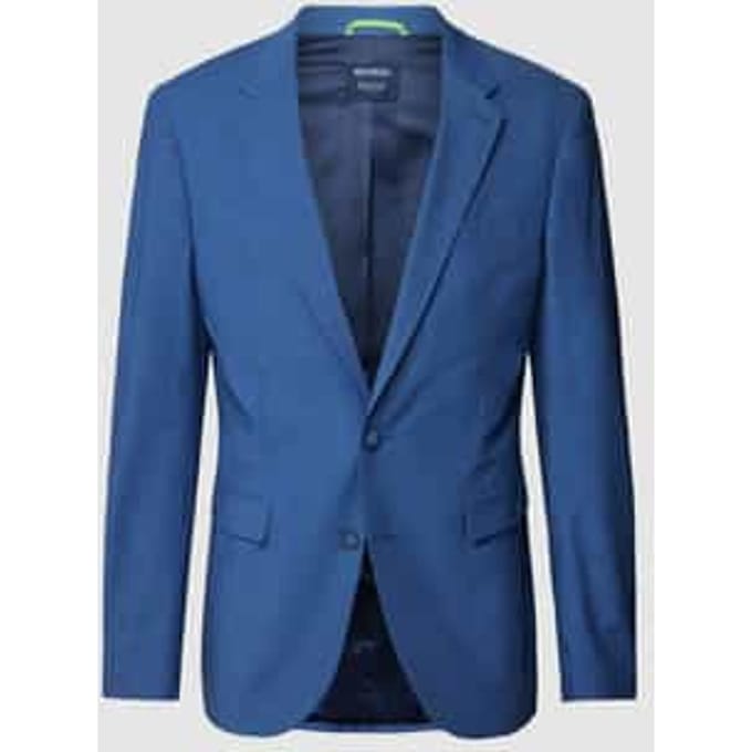 slim fit 2-knoops colbert met klepzakken