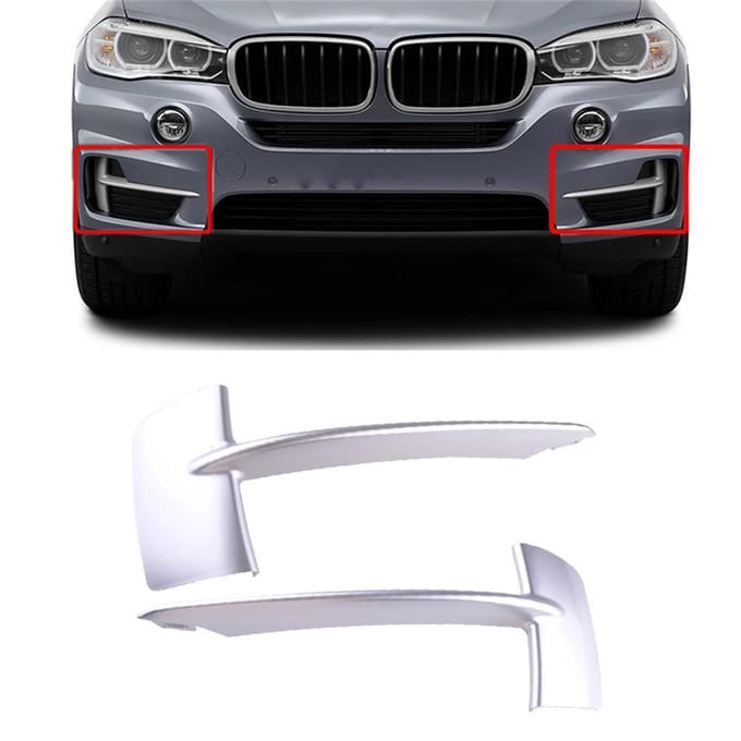 Garniture de calandre de pare-chocs pour BMW X5 F15 2014-17 gray