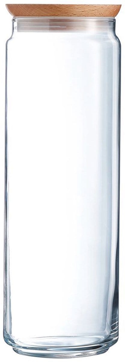 Pure Jar Wood Voorraadpot 2ld10,5xh31,4cm