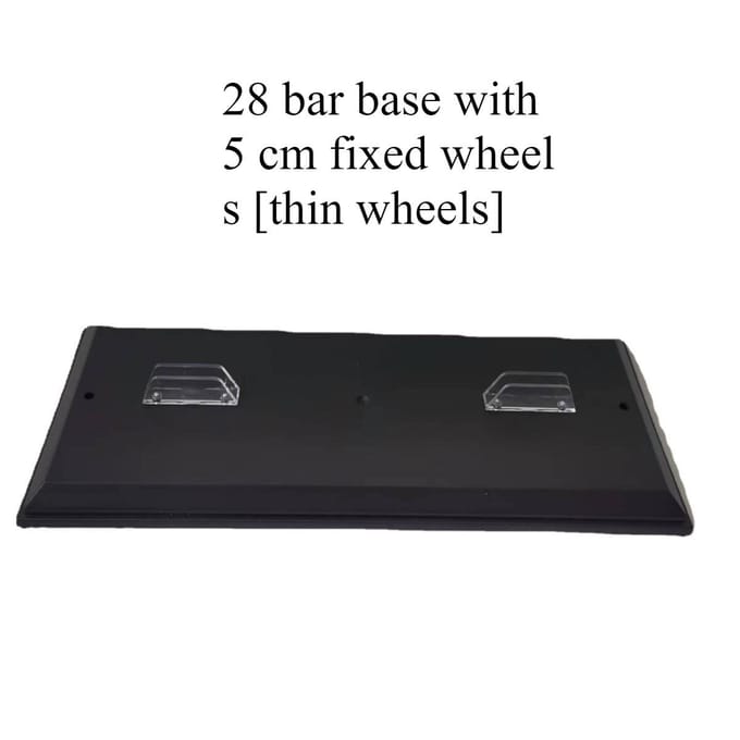 Legering 28 Stangmodel Basis Fietsmodel 1:12 Motorfiets Model Basis Display Stand black