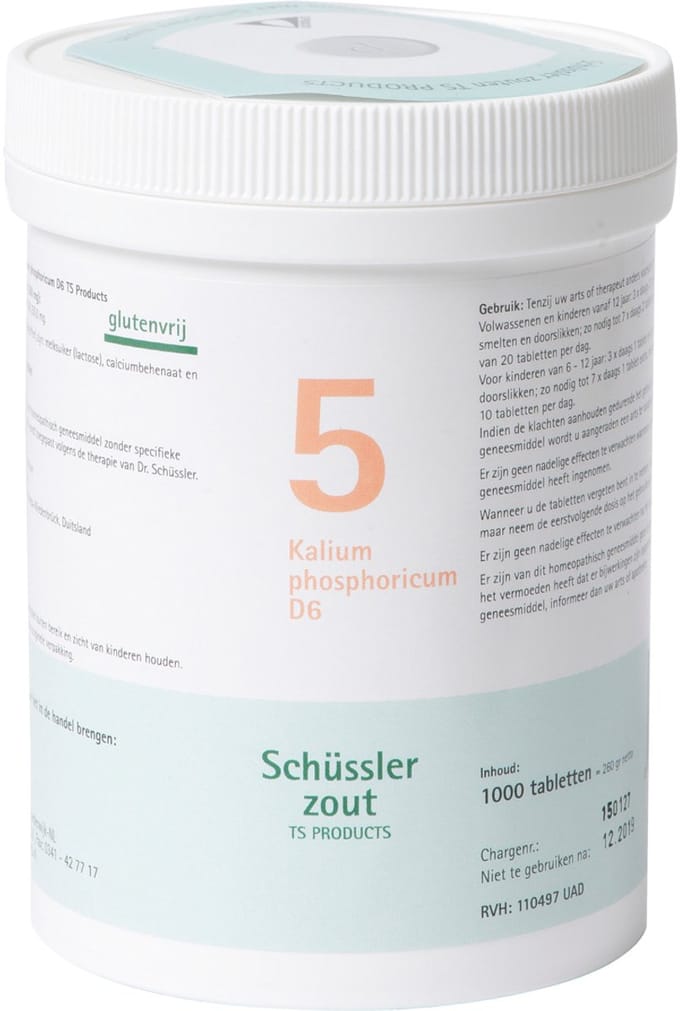 Sch ssler zout Nr. 5 Kalium phosphoricum D6 TS Products