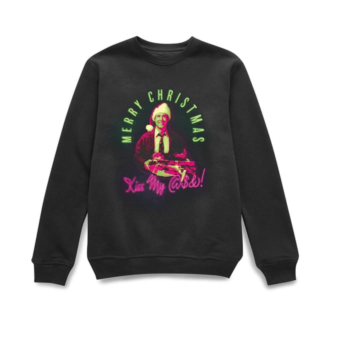 National Lampoon Merry Christmas Clark Griswold Christmas Jumper - Black - M