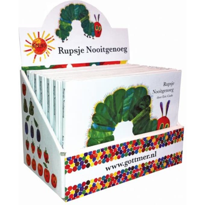 Rupsje Nooitgenoeg Mini Display 12 Ex - Rupsje Nooitgenoeg - Eric Carle
