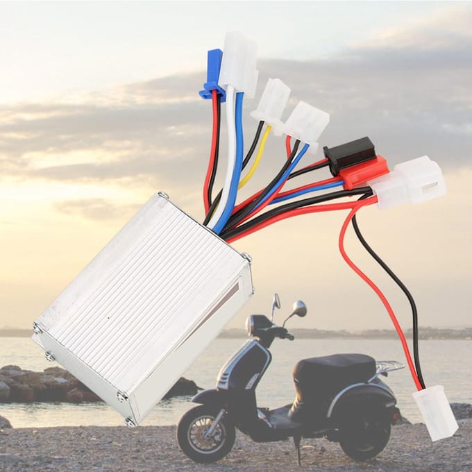 24V 250W Motor Geborstelde Controller Box voor Elektrische Fiets Scooter white