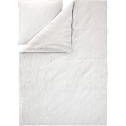 LIVARNO Mousseline dekbedovertrek 140 x 200 cm (wit)