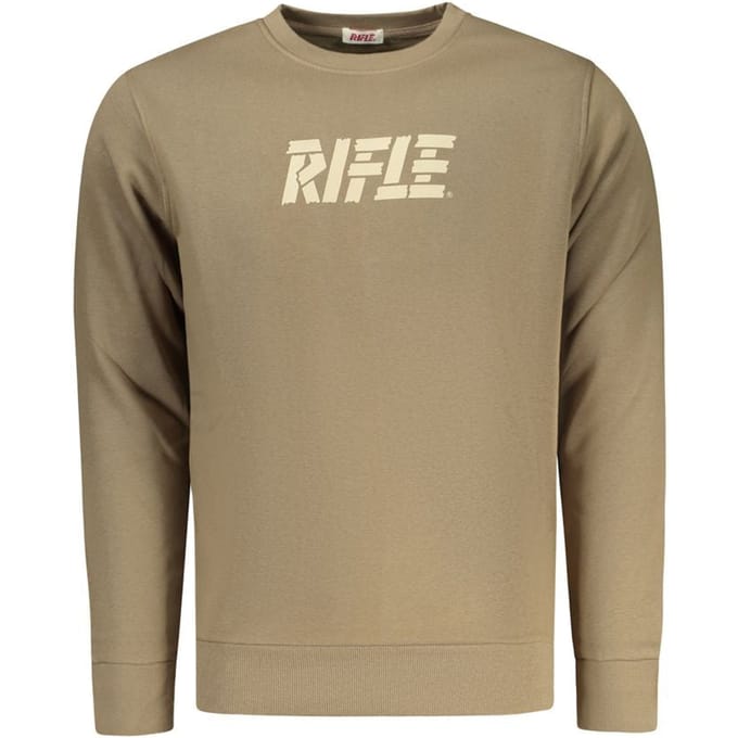 Rifle Marrone Katoenen Heren Sweatshirt