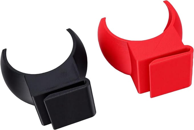 Tennisbal Clips - Balhouders - Sport Training - Ergonomisch Ontwerp - Set van 2 - Zwart Rood