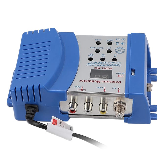 RF Modulator Multifunctioneel RHF UHF AV naar RF Huishoudelijke Modulator voor Videogameconsole EU Stekker EU Plug