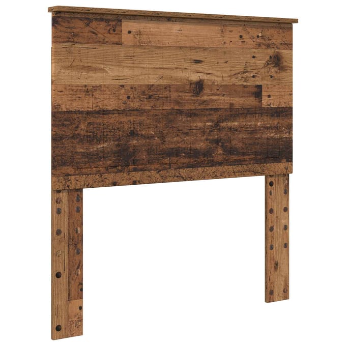 vidaXL Hoofdbord Oud Hout Bewerkt hout