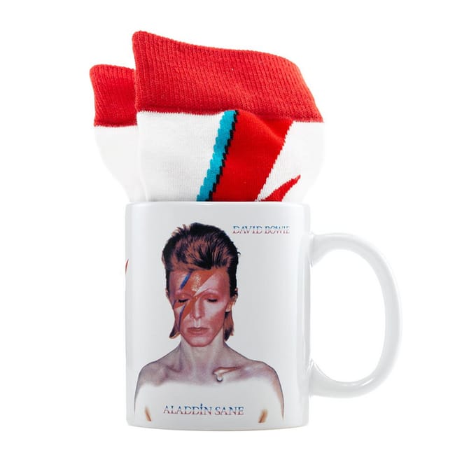 David Bowie Aladdin Sane - Mok - Sokken - Set Unisex Kop - Neutraal - Standard