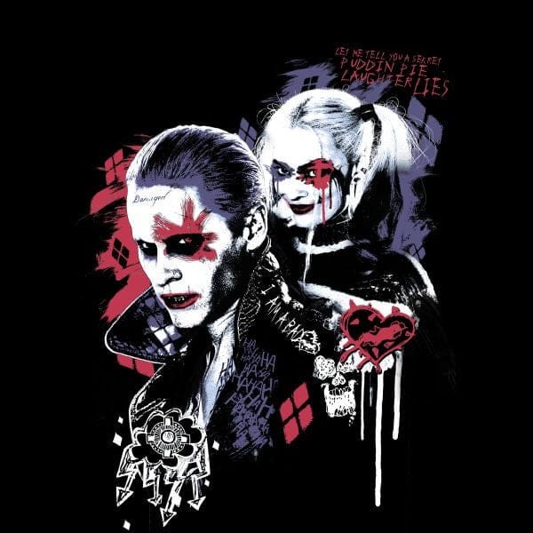 DC Comics Suicide Squad Harleys Puddin Dames T-shirt - Zwart - M