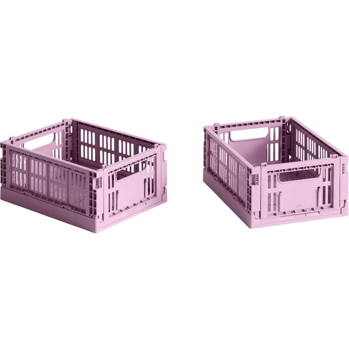 HAY Colour Crate Mini set van 2 - dusty rose