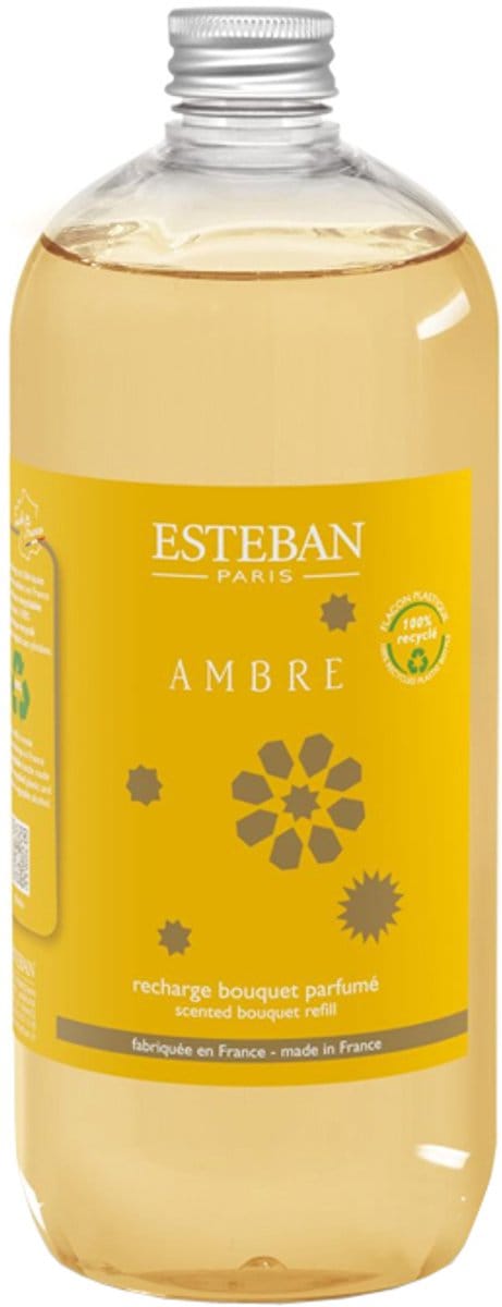 Esteban Classic Ambre Navulling geurstokjes - 1 liter