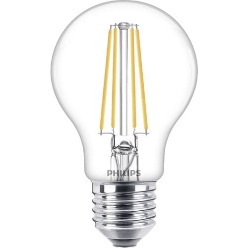 Philips LED 77777700 LED-lamp Energielabel E (A - G) E27 Peer 7 W = 60 W Warmwit (Ø x h) 6 cm x 110 mm 3 stuk(s)