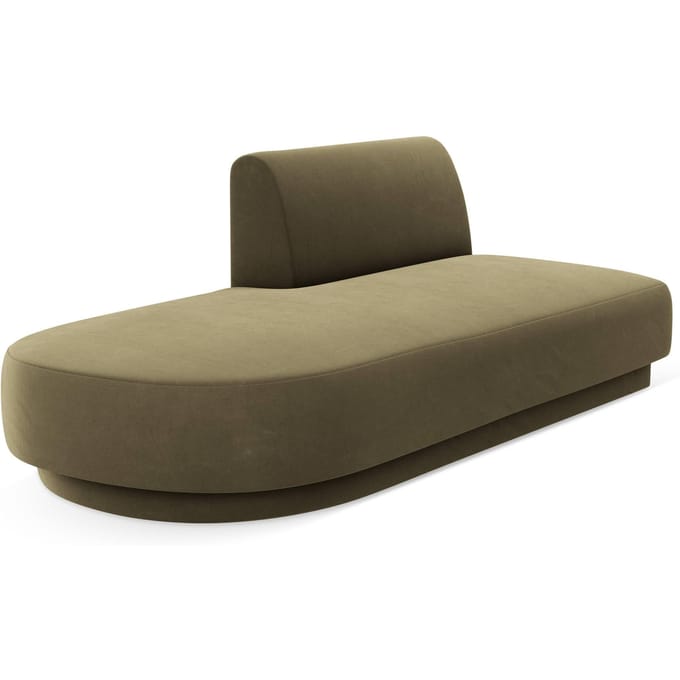 2-zits modulair zitelement Miley open linkerkant velvet | Micadoni Limited Edition