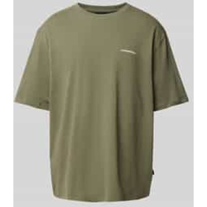 Oversized T-shirt met labelprint