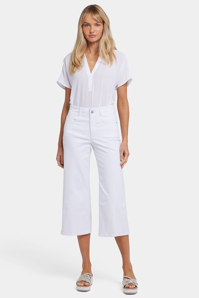 Brigitte Brede Ben Capri Jeans Met Hoge Taille
