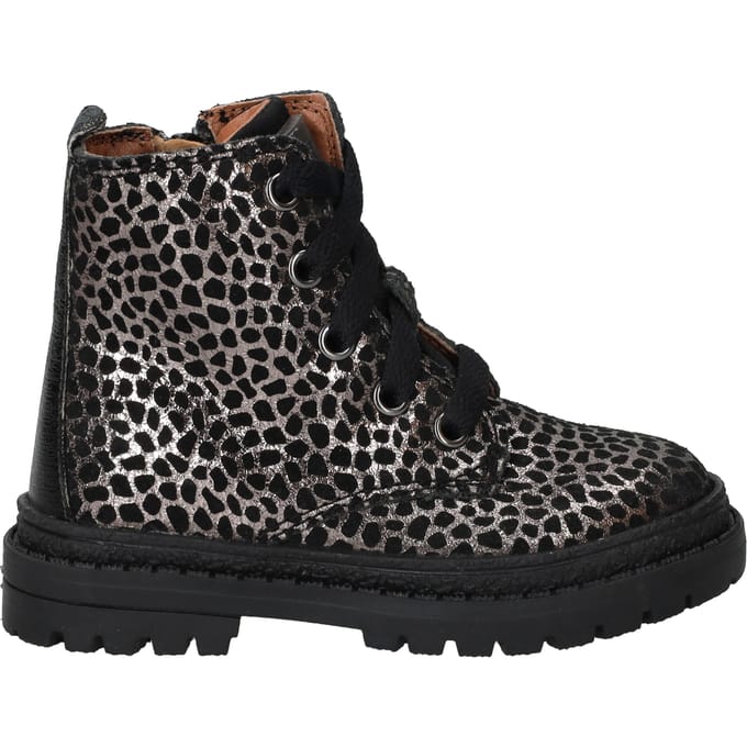 IK-KE Veterboots - Meisjes - Zwart - Maat:23